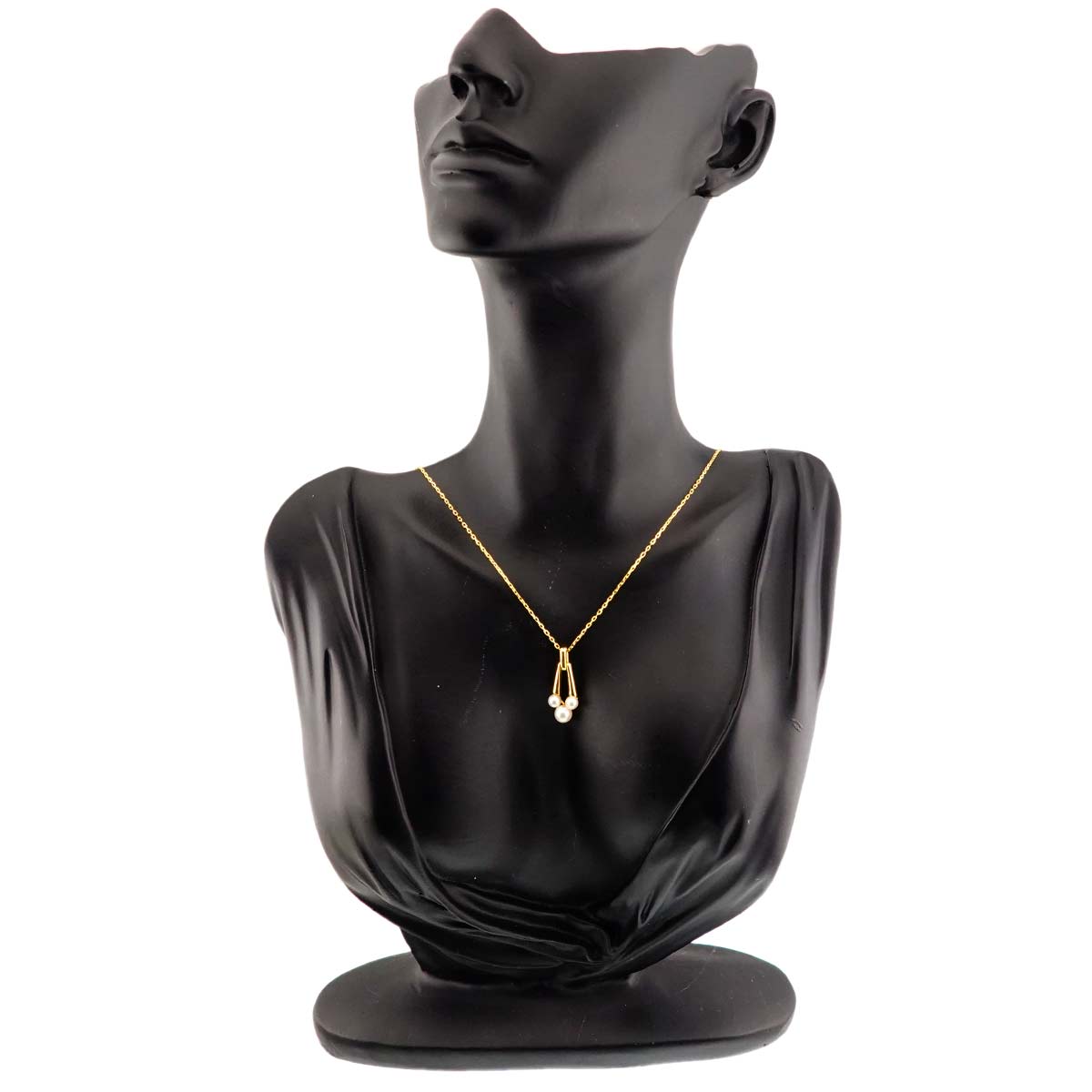 Akoya Pearl 5.4-4.0mm Necklace 18K YG 750