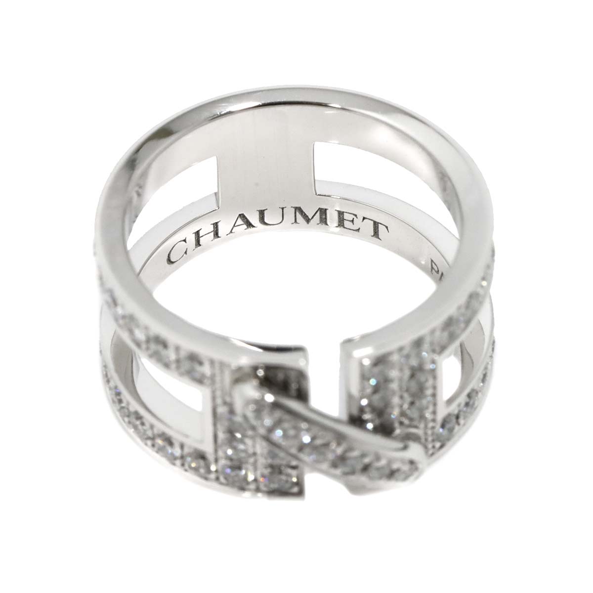 eux de Liens Diamond Ring 18K White Gold 750 size50 5-5.25(US)