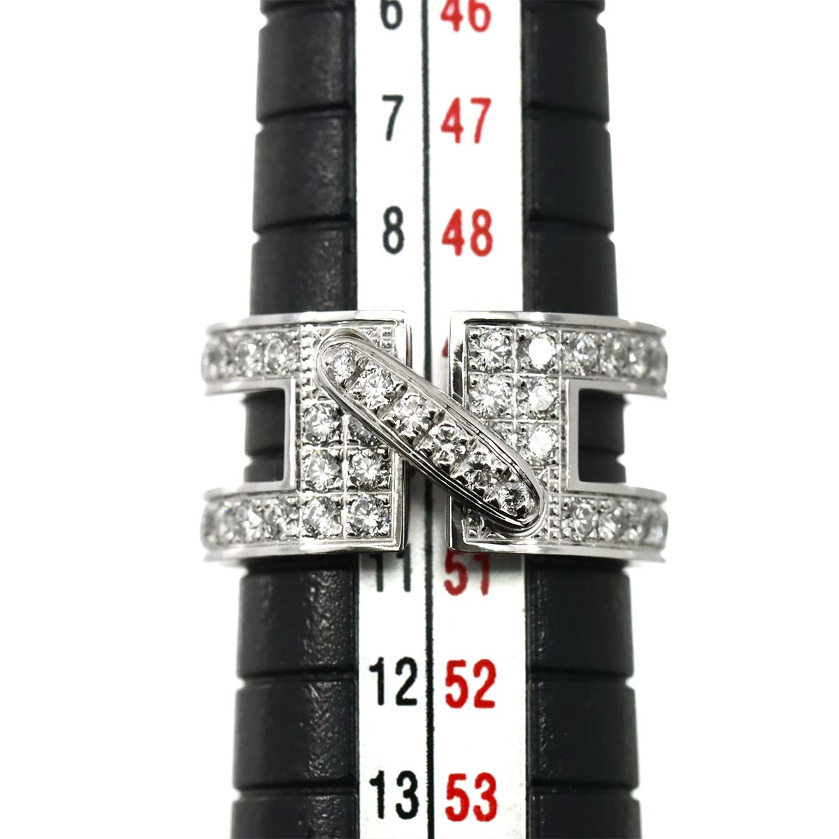 eux de Liens Diamond Ring 18K White Gold 750 size50 5-5.25(US)