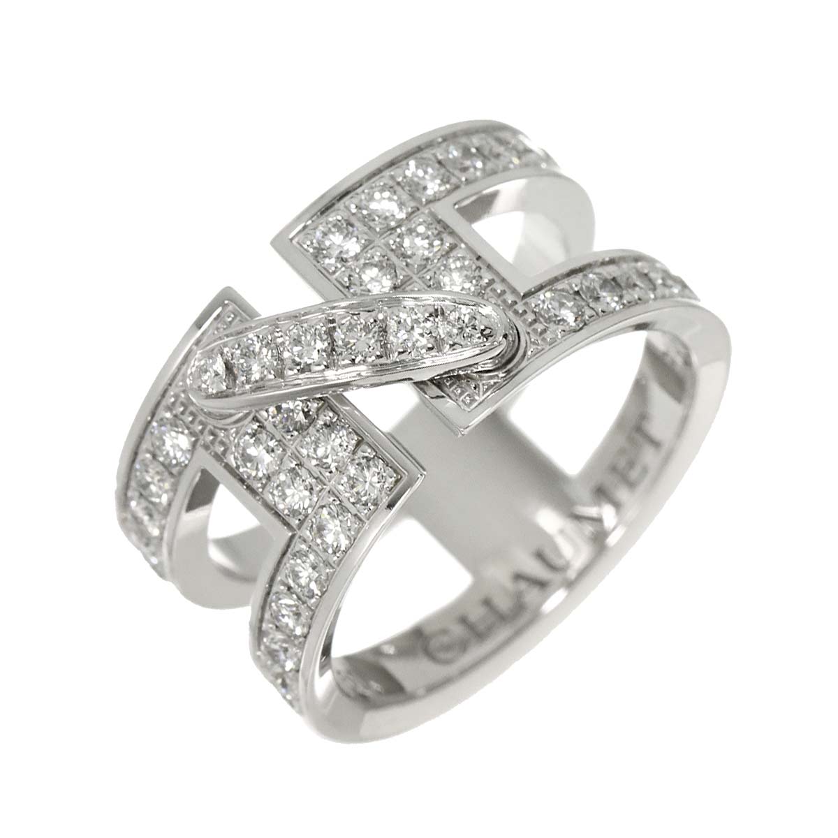 eux de Liens Diamond Ring 18K White Gold 750 size50 5-5.25(US)