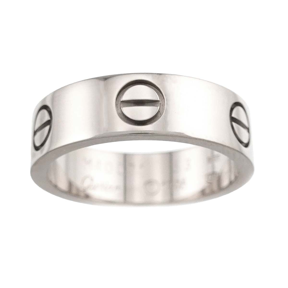 Love Ring 18K White Gold 750 size53 6(US)