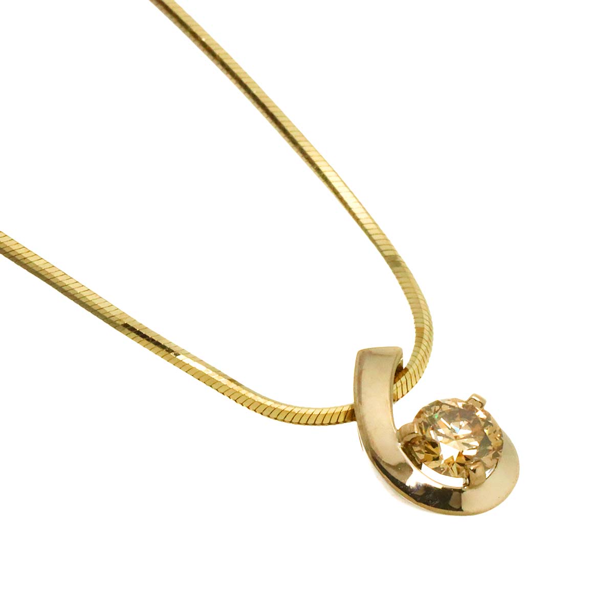 Brown Diamond 0.30ct Necklace 18K Brown Gold 750 90310402