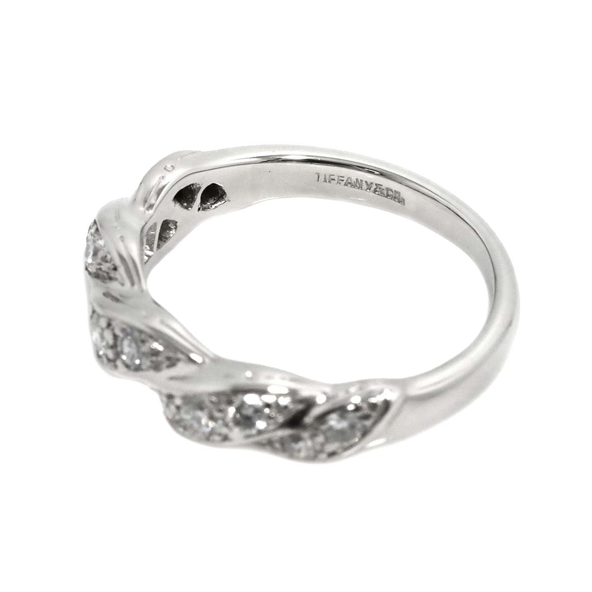 Diamond Ring Pt Platinum Size4-4.5(US)