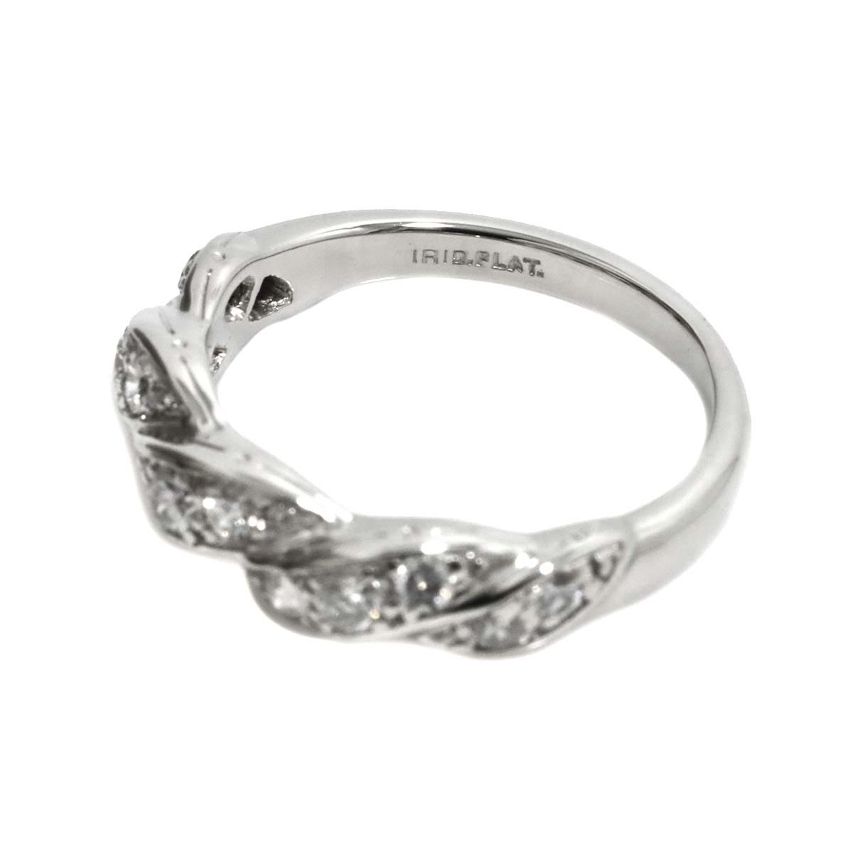 Diamond Ring Pt Platinum Size4-4.5(US)