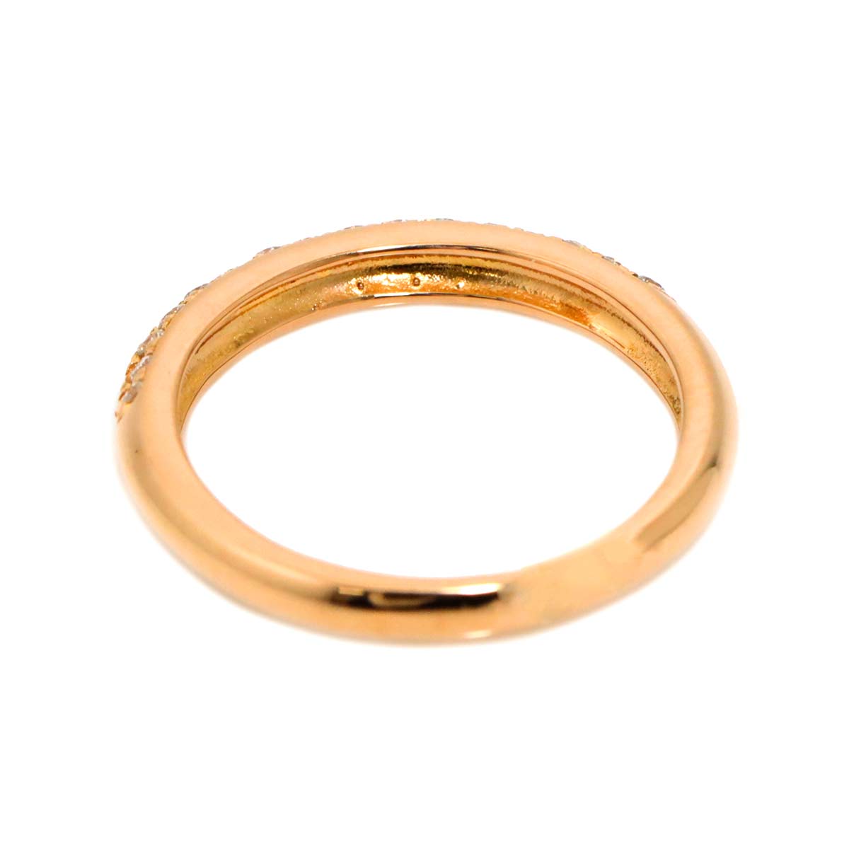 Diamond 0.31ct Ring 18K PG Pink Gold 750 Size5.75-6(US)