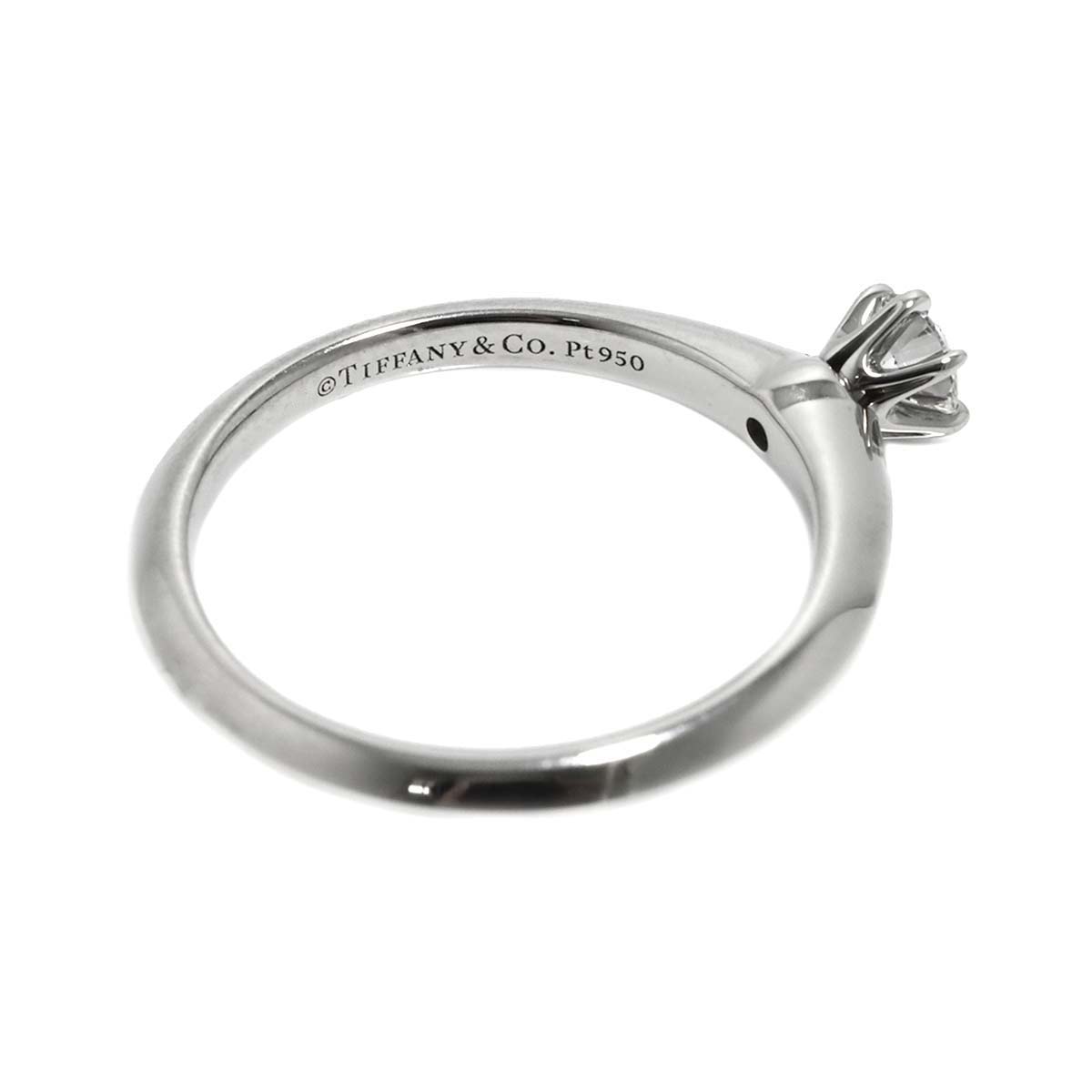 Diamond 0.21ct Ring Pt Platinum Size5.75-6(US)