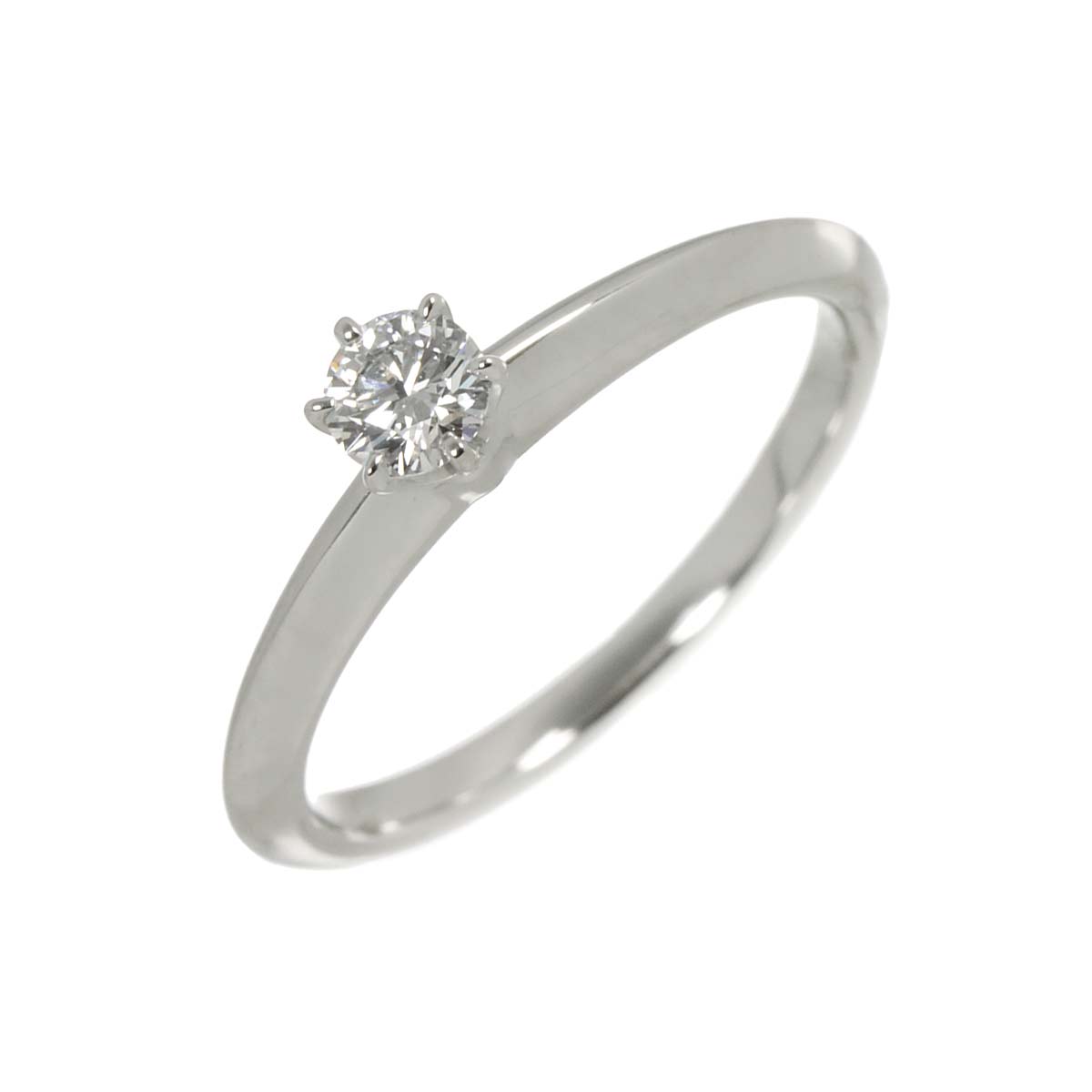 Diamond 0.21ct Ring Pt Platinum Size5.75-6(US)