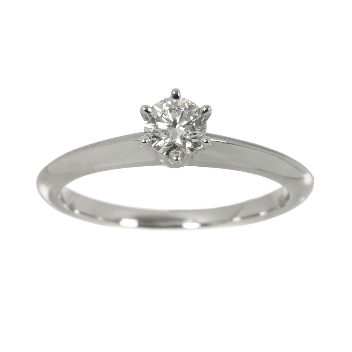 Diamond 0.26ct Ring Platinum Size4.5(US)