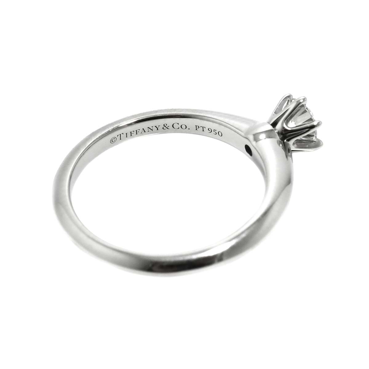 Diamond 0.26ct Ring Platinum Size4.5(US)