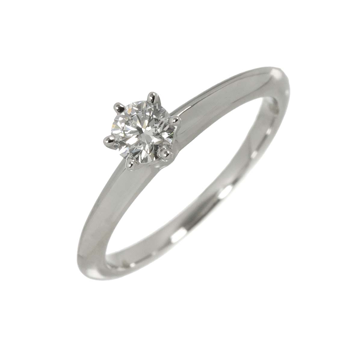 Diamond 0.26ct Ring Platinum Size4.5(US)