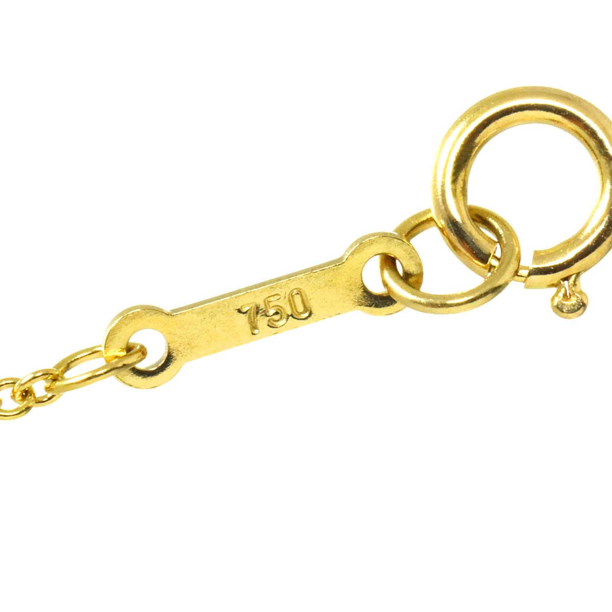 By The Yard Diamond 1P Necklace 18K Yellow Gold 750