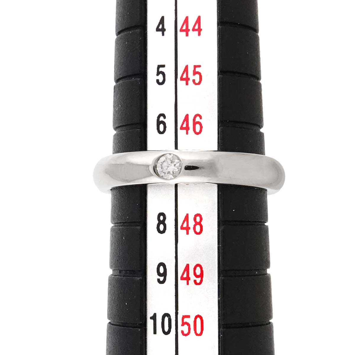 Diamond Ring Pt Platinum size4(US)