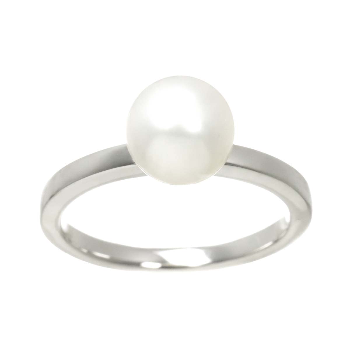 Akoya Pearl 8.0mm Ring Pt size6.75(US)