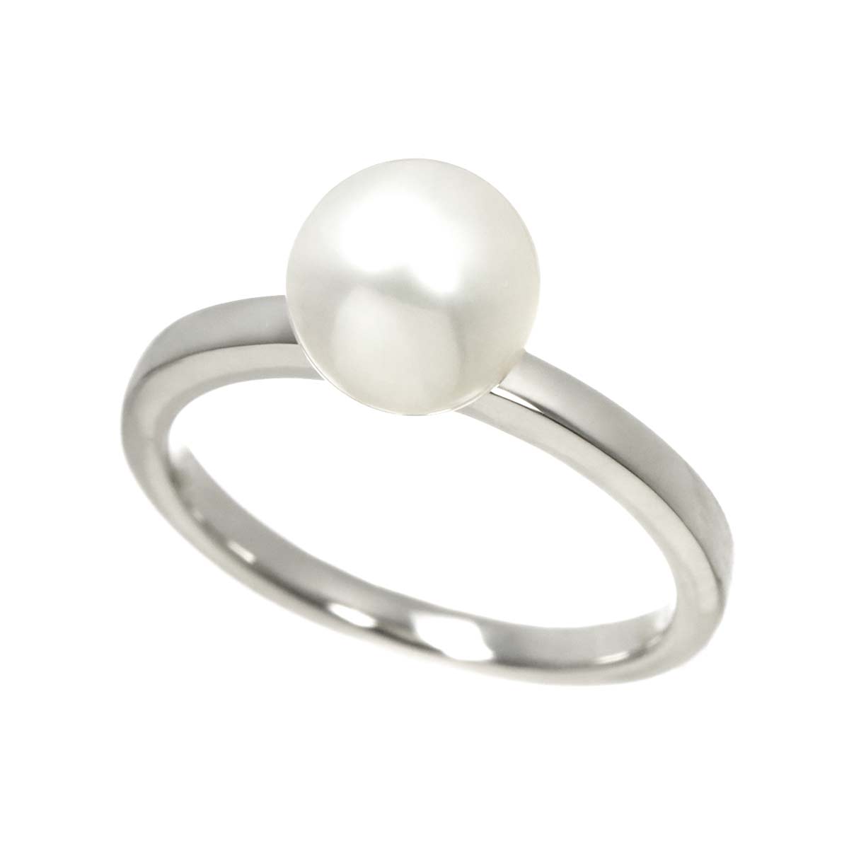 Akoya Pearl 8.0mm Ring Pt size6.75(US)