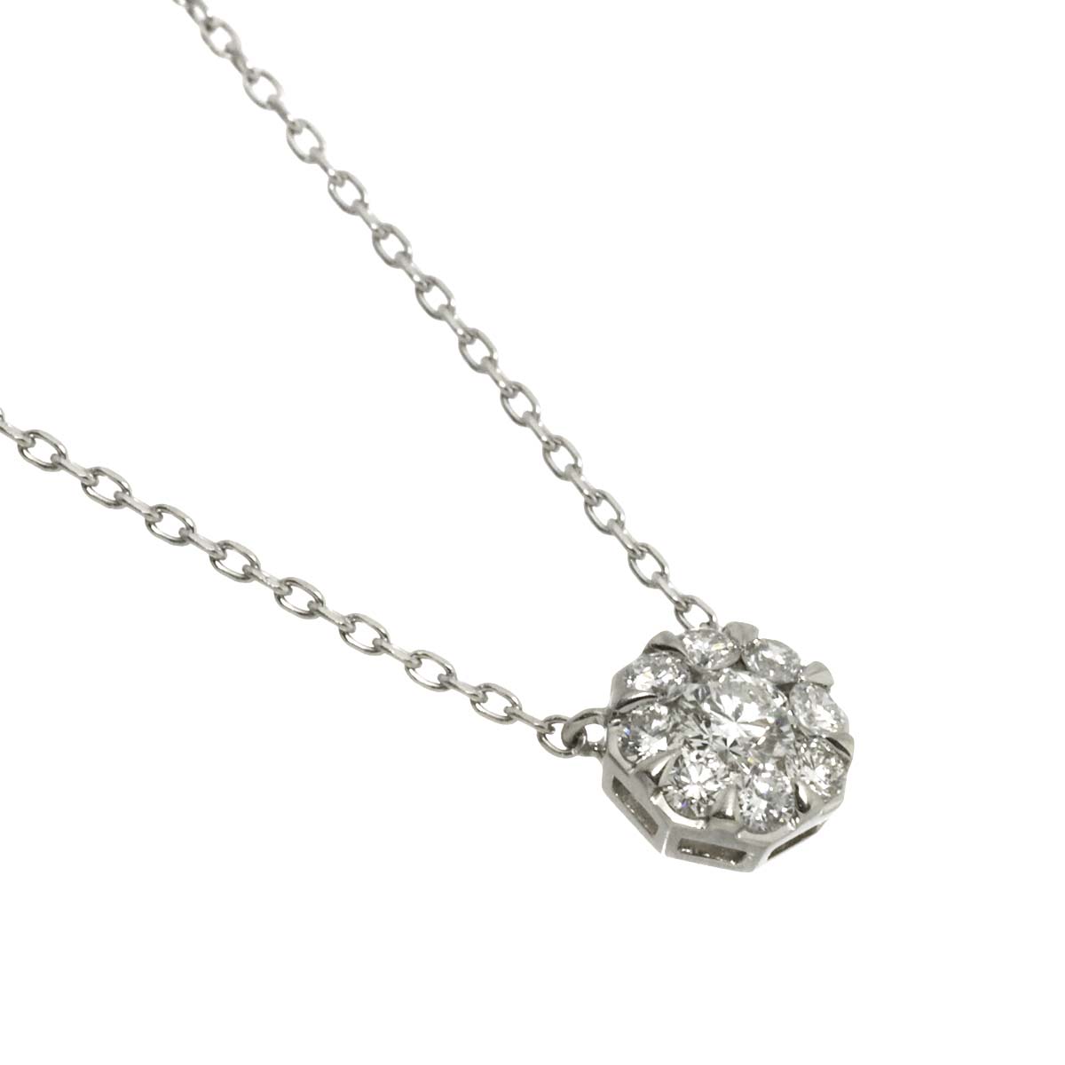 Diamond 0.13ct/0.018ct Necklace Platinum