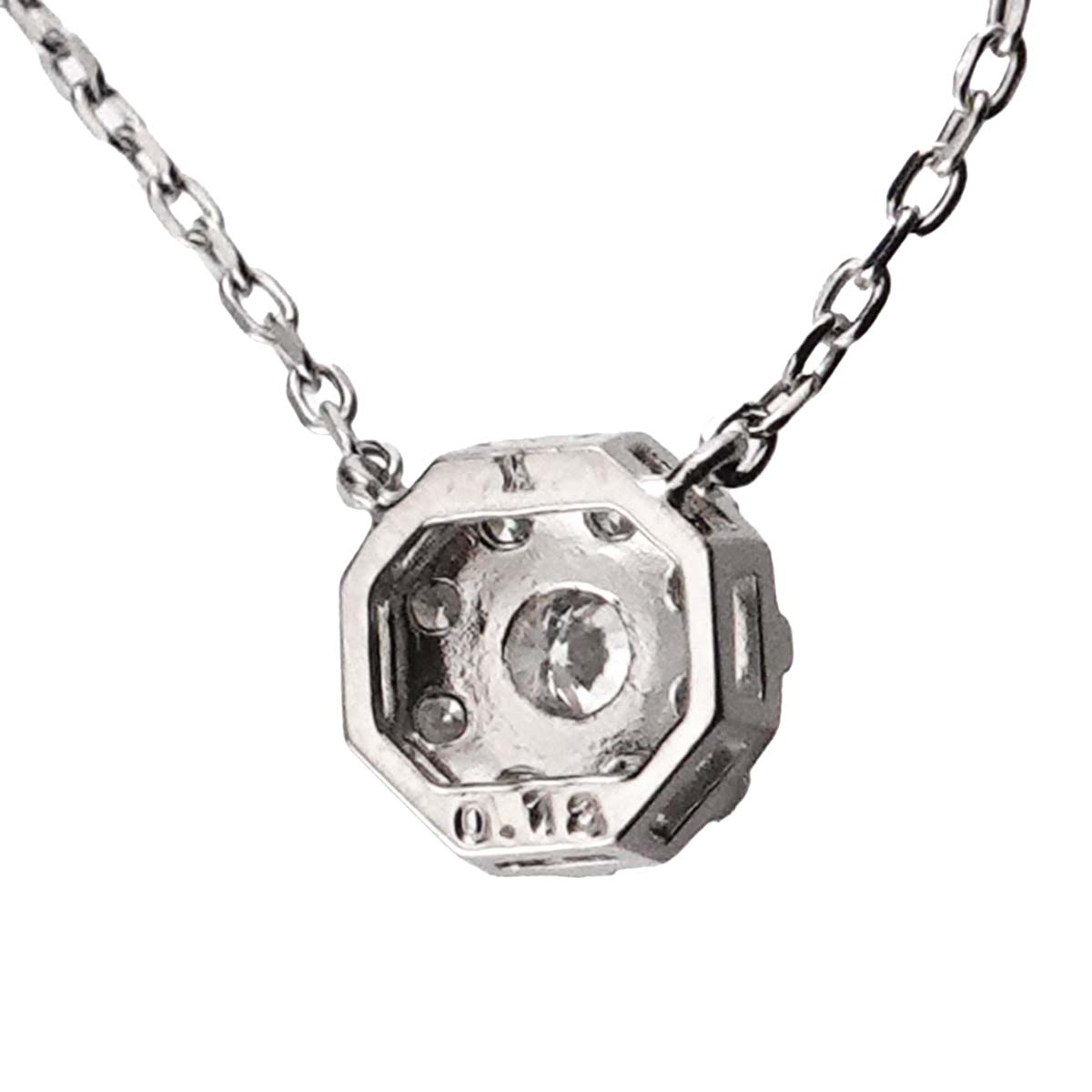 Diamond 0.13ct/0.018ct Necklace Platinum