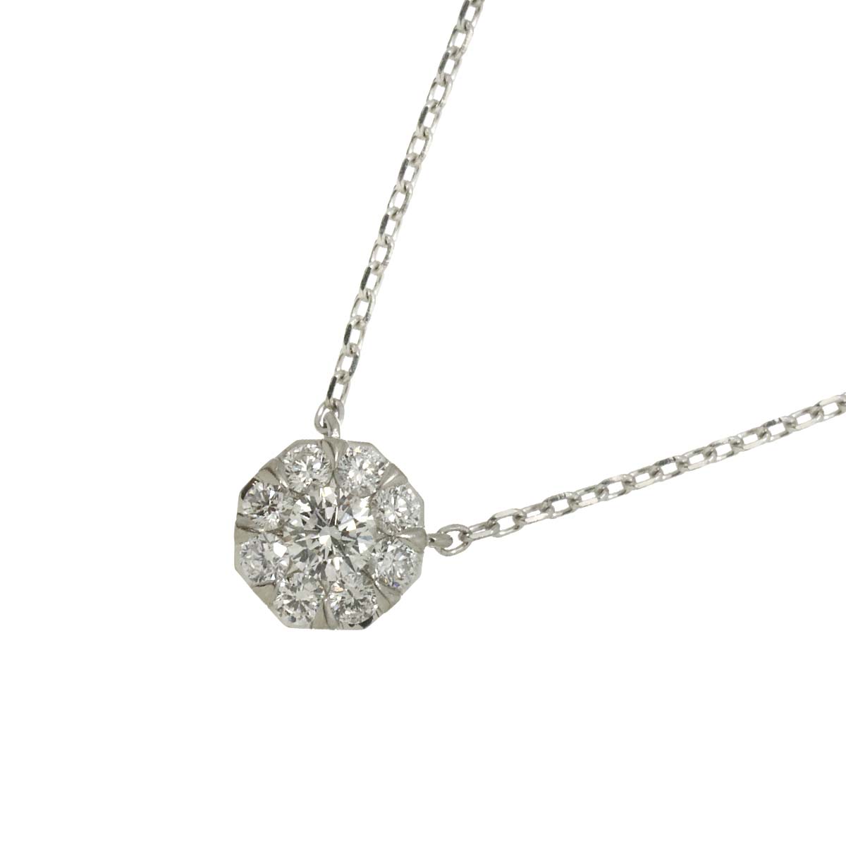 Diamond 0.13ct/0.018ct Necklace Platinum