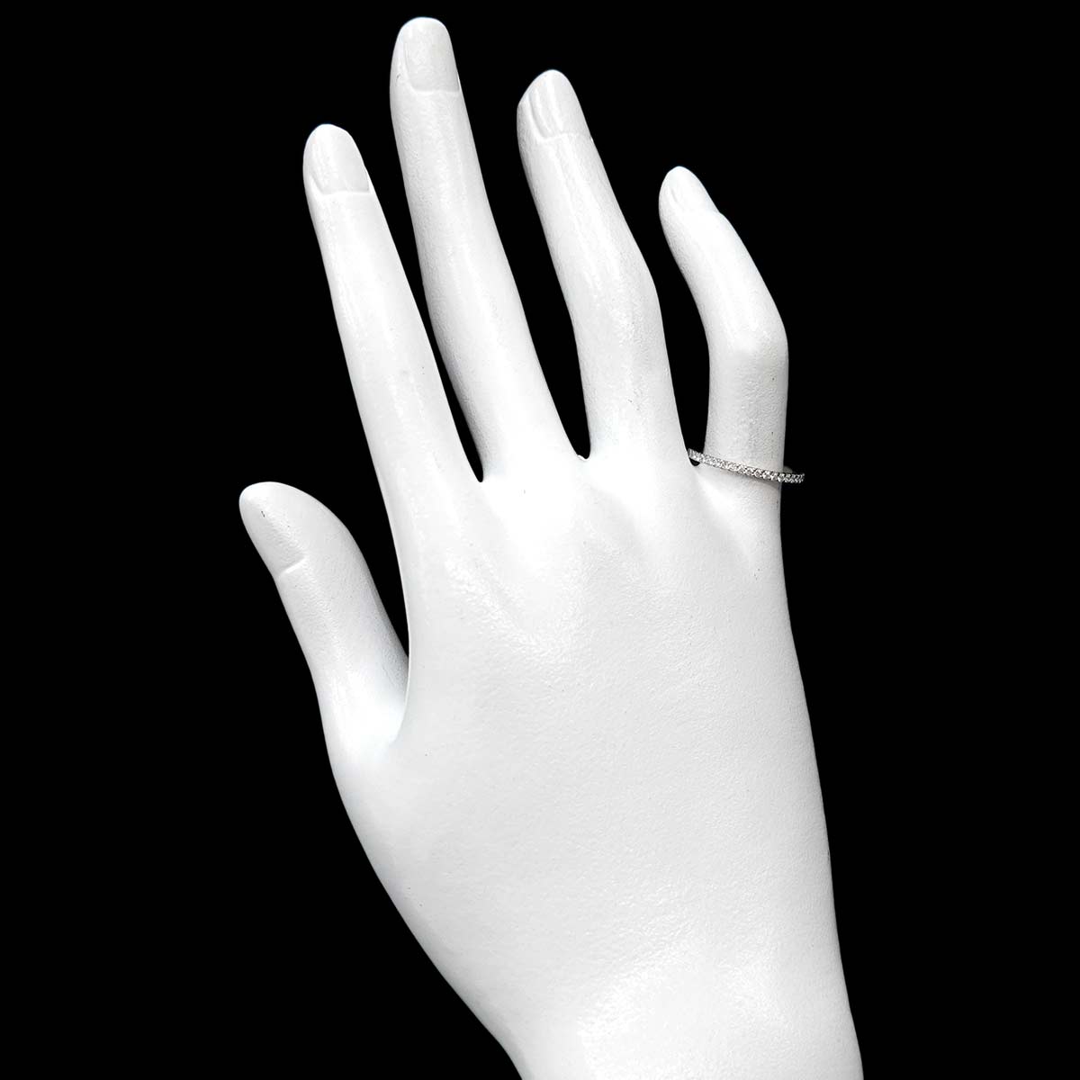 Half Diamond 0.15ct Ring Pt Platinum Size5.25(US)