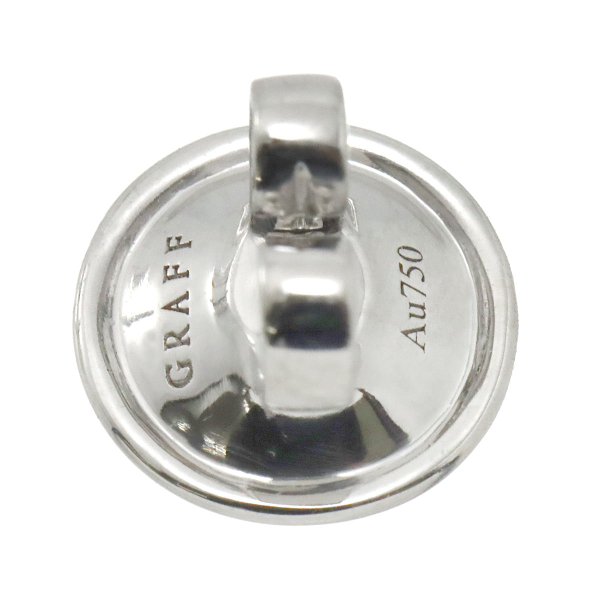 Butterfly Mini Diamond Earrings Pierced 18K WG 750