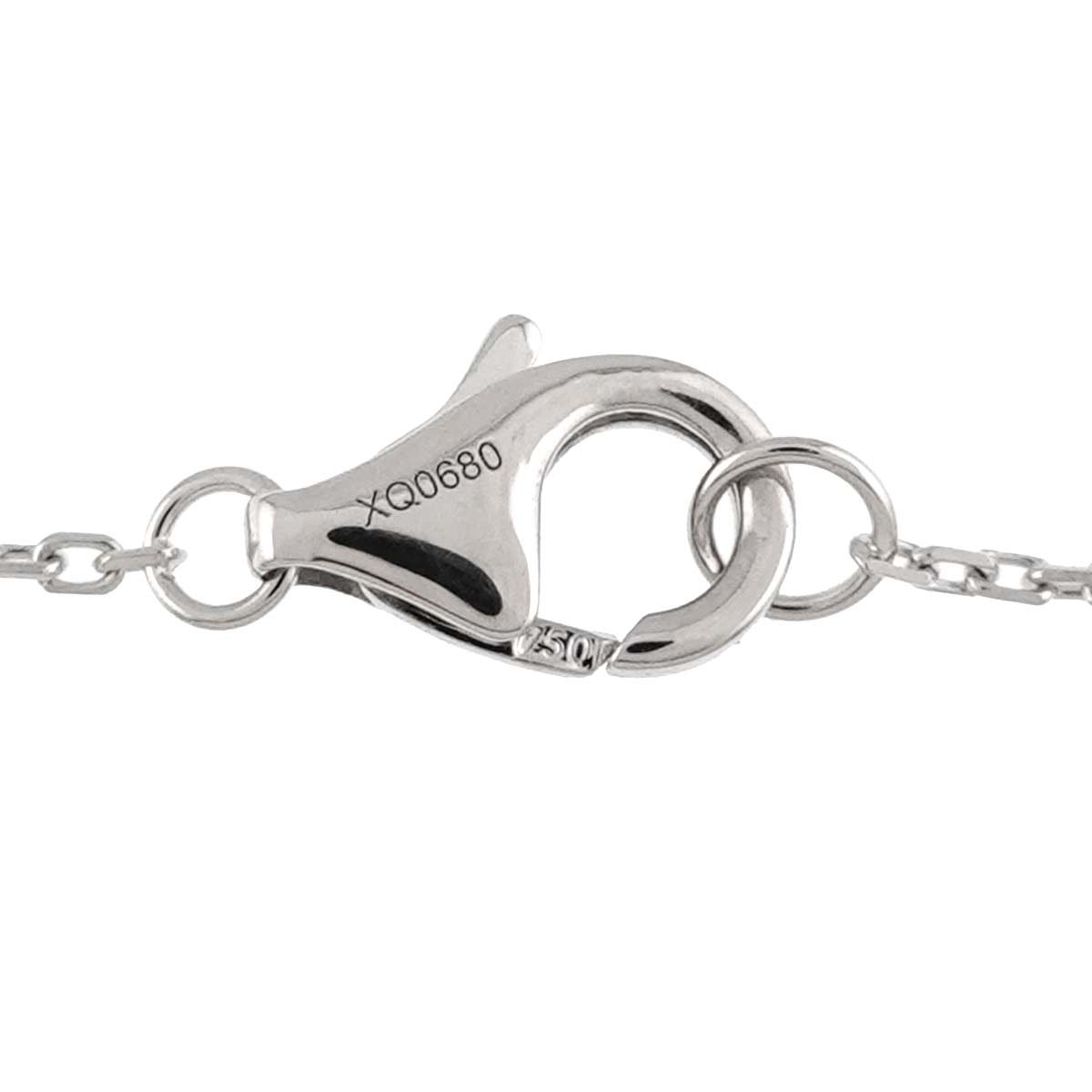 Trinity Diamond Necklace 18K WG 750 Ceramic