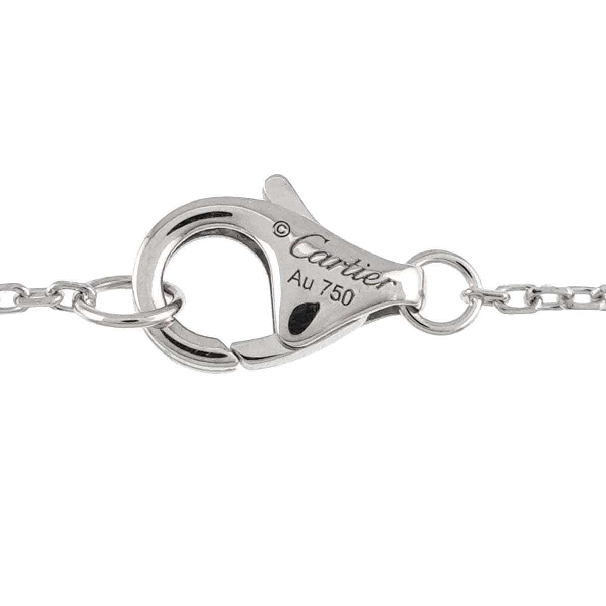 Trinity Diamond Necklace 18K WG 750 Ceramic