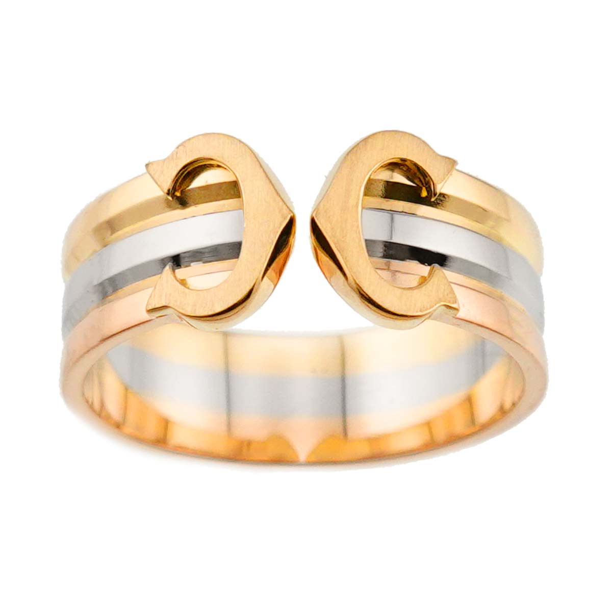 2C Ring 18K YG WG PG 750 Size50 4.75-5(US)