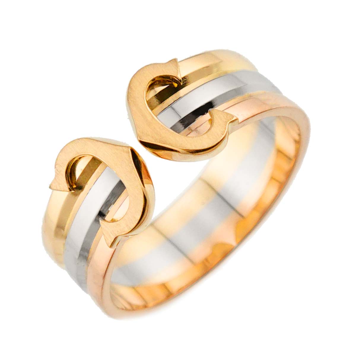 2C Ring 18K YG WG PG 750 Size50 4.75-5(US)