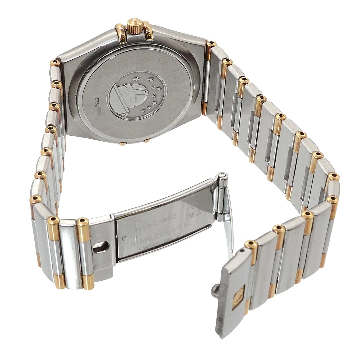 Constellation 1312 30 Quartz Silver Dial SS YG Watch