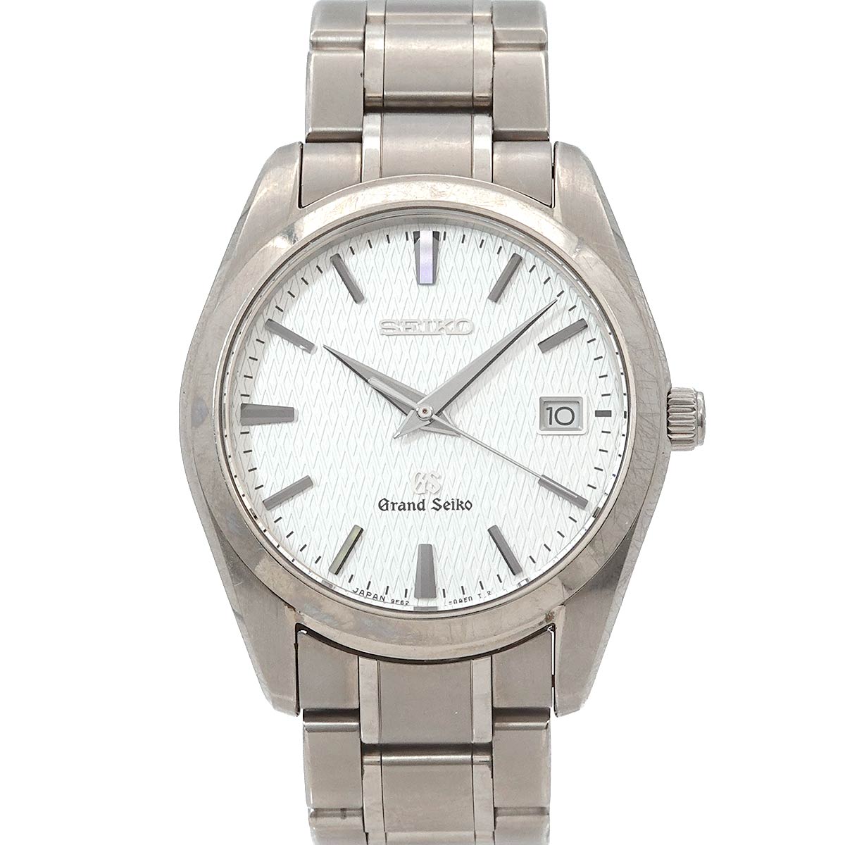GRAND SEIKO SBGX067 9F62 0AE0 Quartz Silver Dial Mens Watch