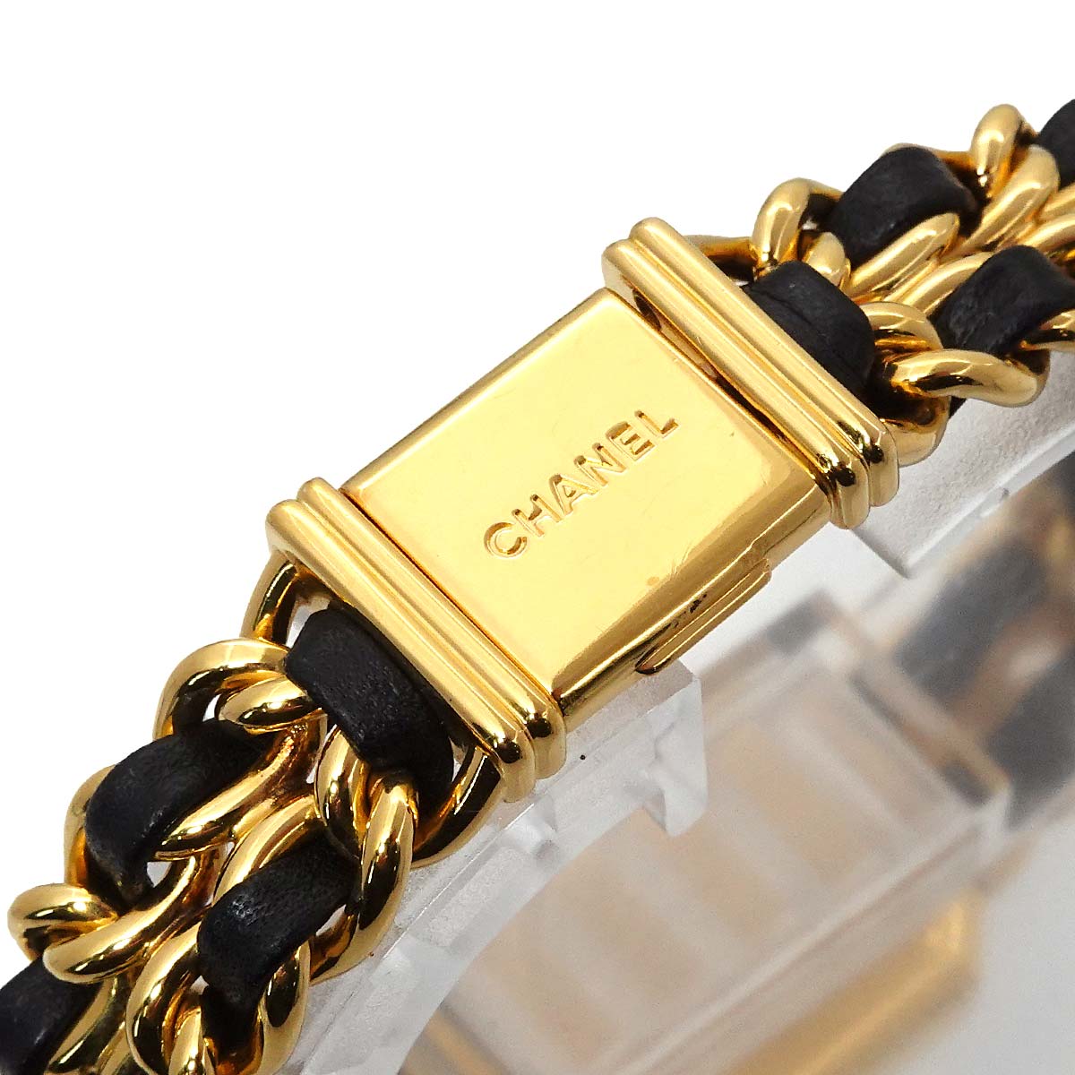 Premiere Size L H0001 Vintage Quartz Black Dial Ladies Watch