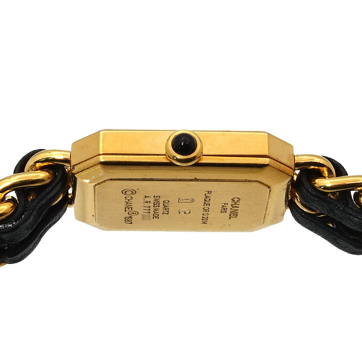 Premiere Size M H0001 Vintage Quartz Black Dial Ladies Watch