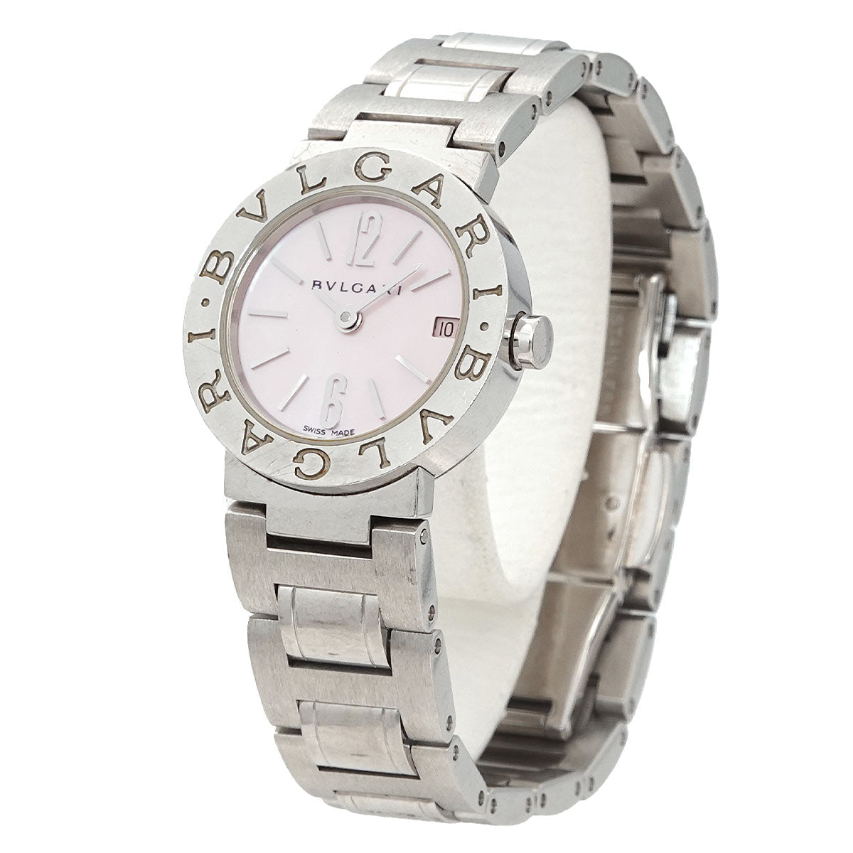BVLGARIBVLGARI BB23SS Quartz Pink Shell Dial Ladies Watch