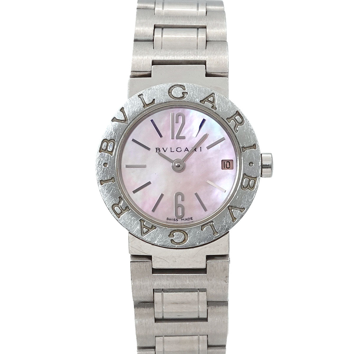 BVLGARIBVLGARI BB23SS Quartz Pink Shell Dial Ladies Watch