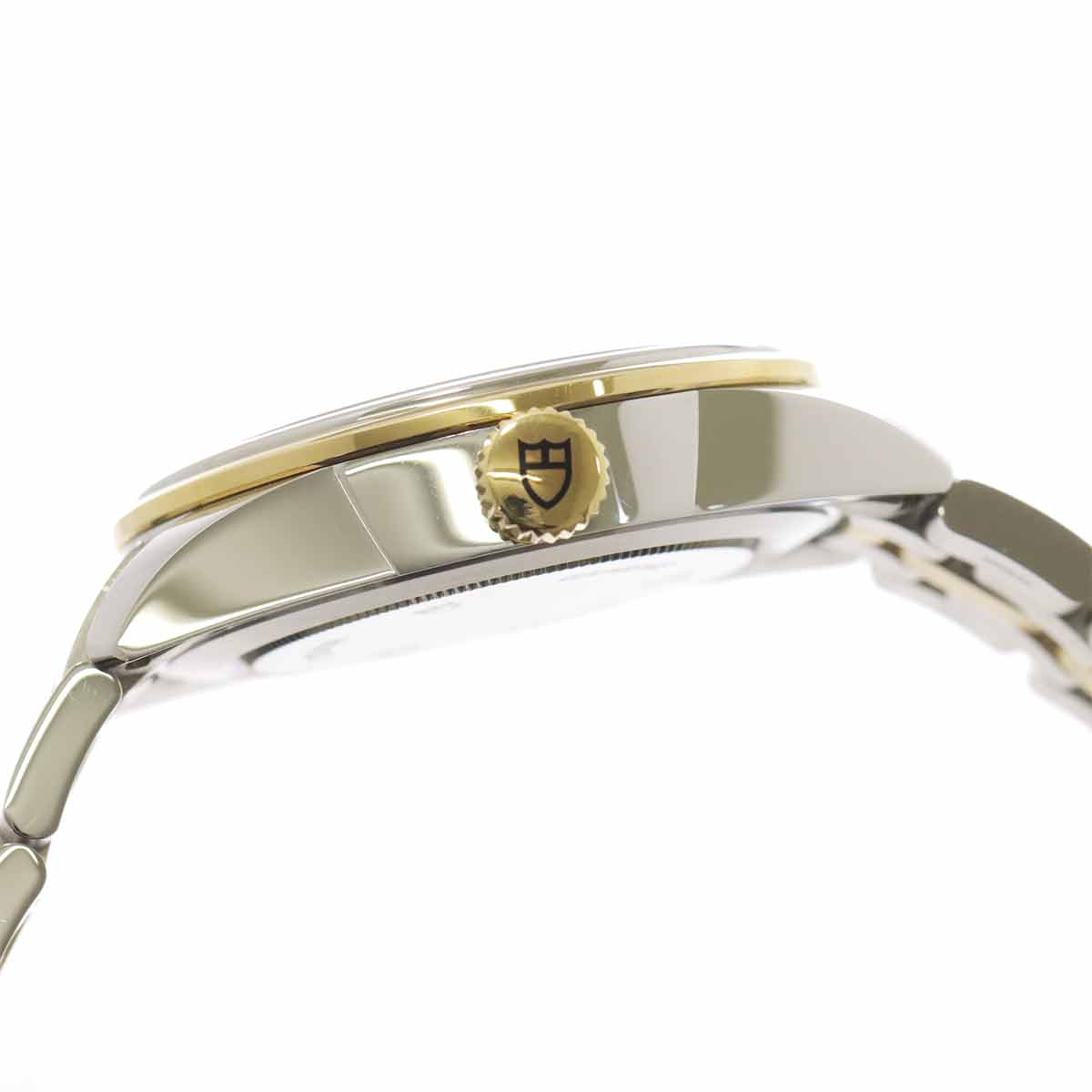 Glamour DateDay 56003 YG Automatic Gold Dial Mens Watch