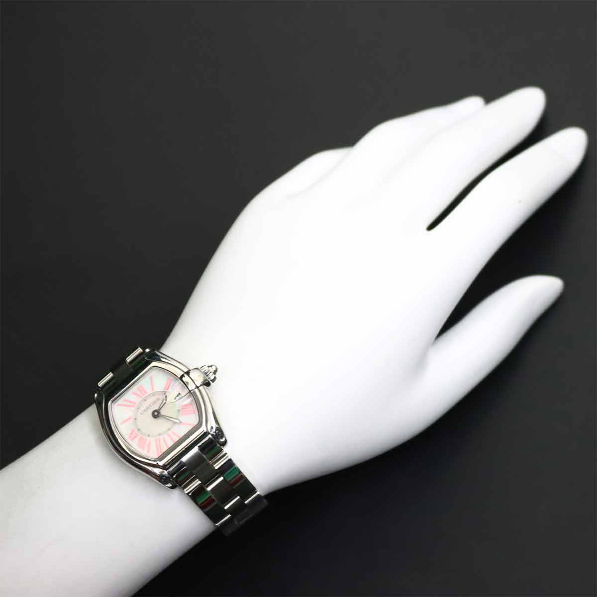 Roadster SM W6206006 2008 Christmas Quartz White Shell Dial