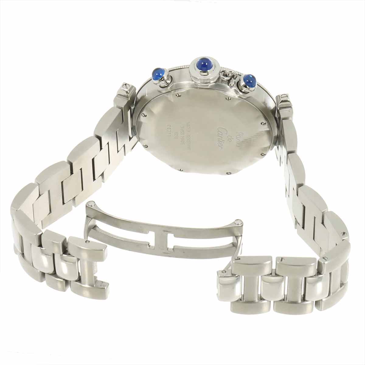 Pasha 38mm W31018H3 Date Automatic Silver Dial Mens Watch