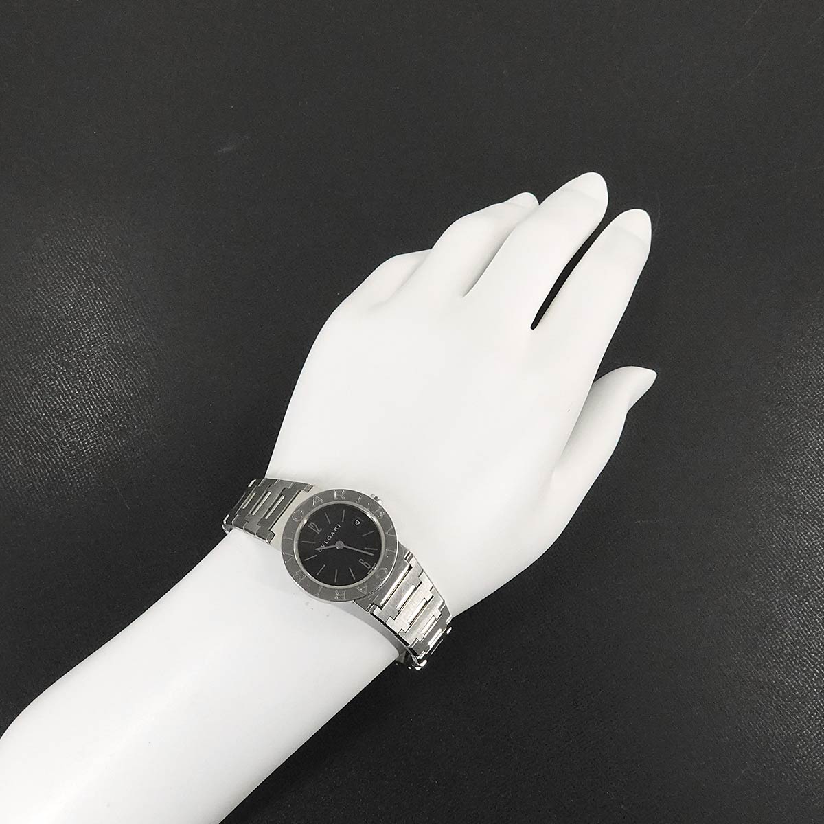 BVLGARIBVLGARI BB26SS Quartz Black Dial Ladies Watch