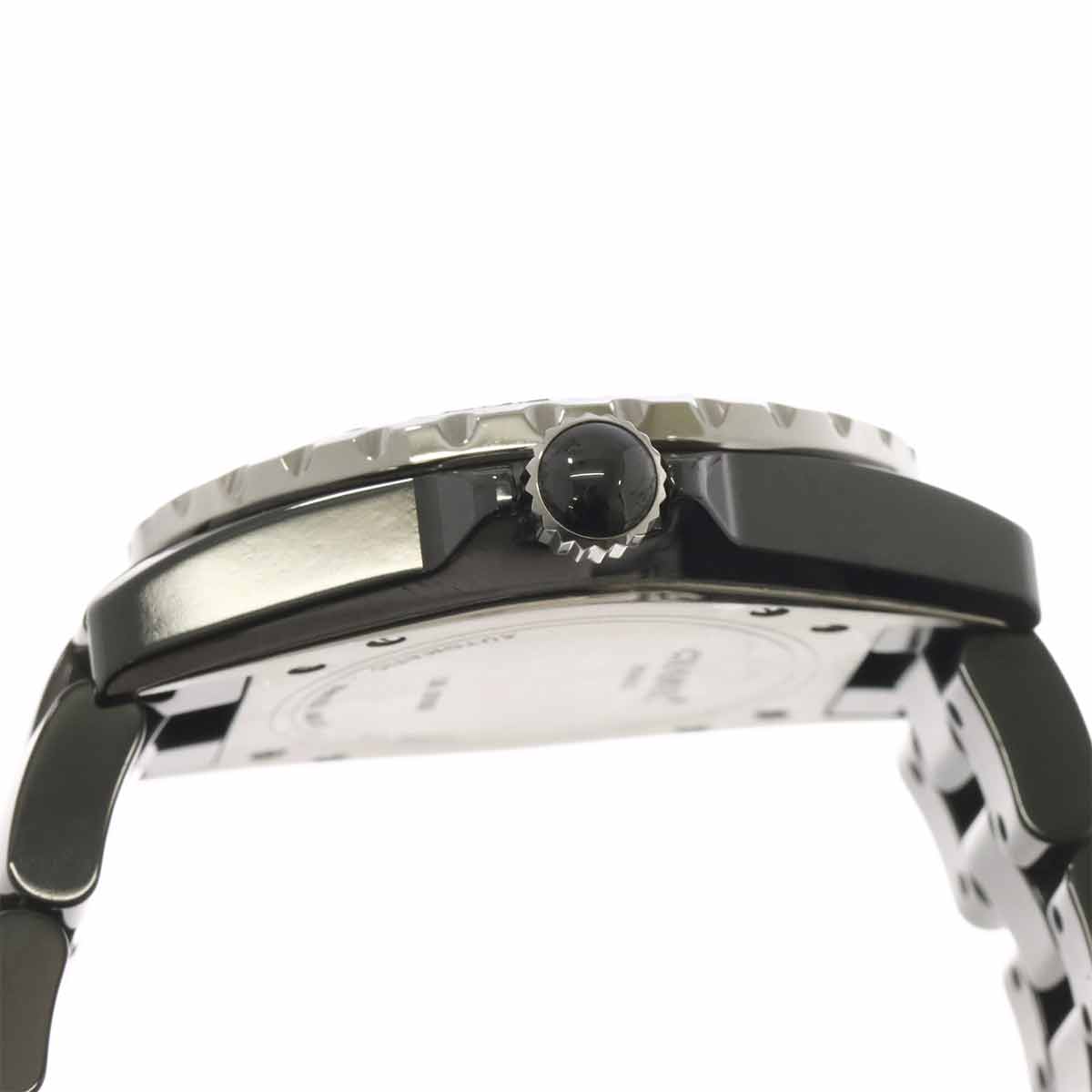 J12 H1626 38mm 12P Diamond Automatic Black Dial Mens Watch