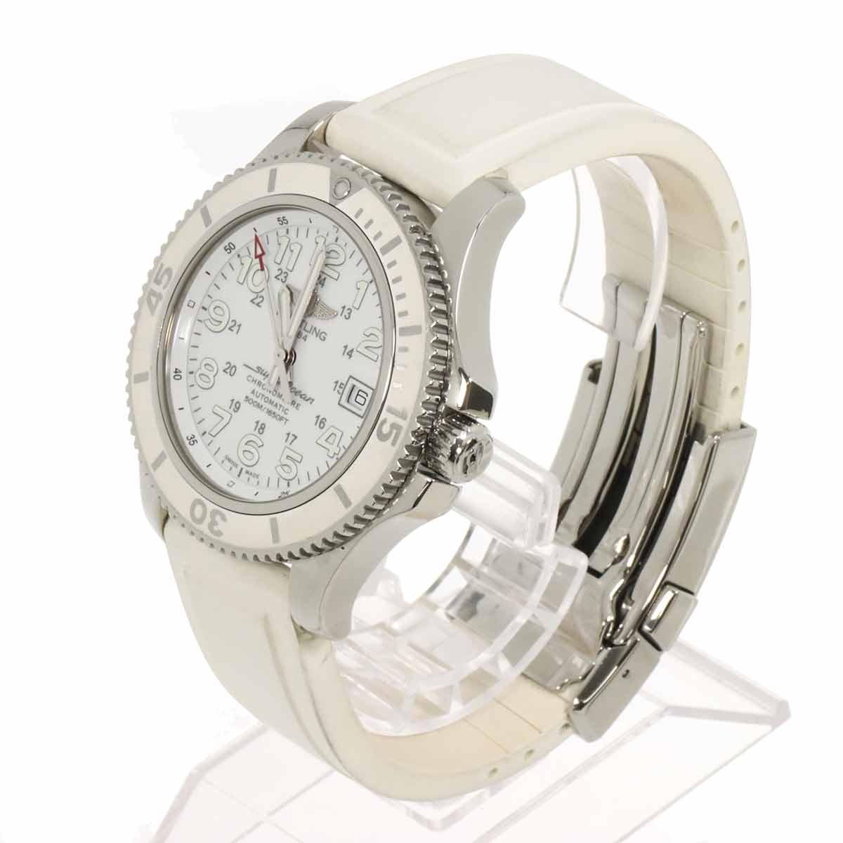 Super Ocean II 42mm A17365 White Dial Automatic Mens Watch