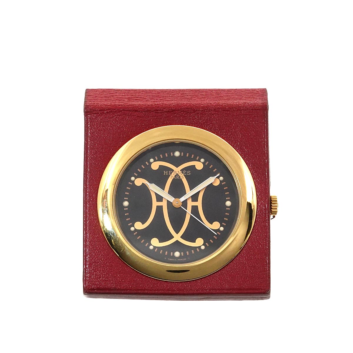 Travel Clock QU1.701 Black Dial Quartz Watch