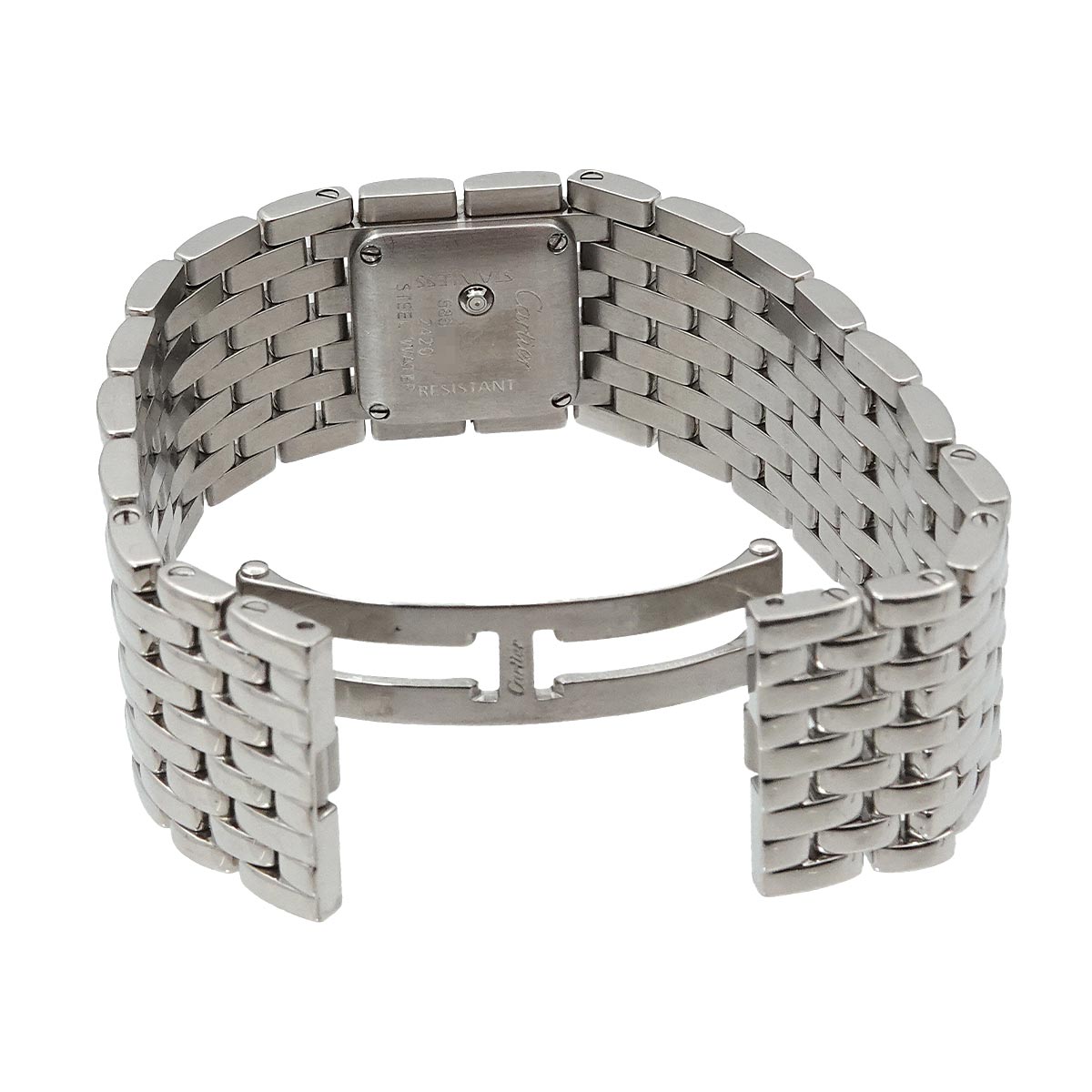 Panthere Ruban W61001T9 Quartz White Shell Dial Ladies Watch