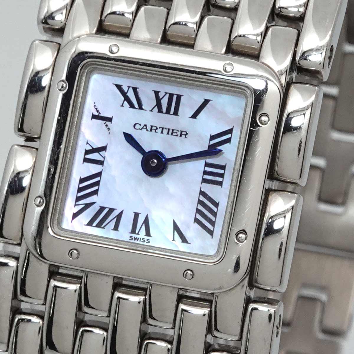 Panthere Ruban W61001T9 Quartz White Shell Dial Ladies Watch