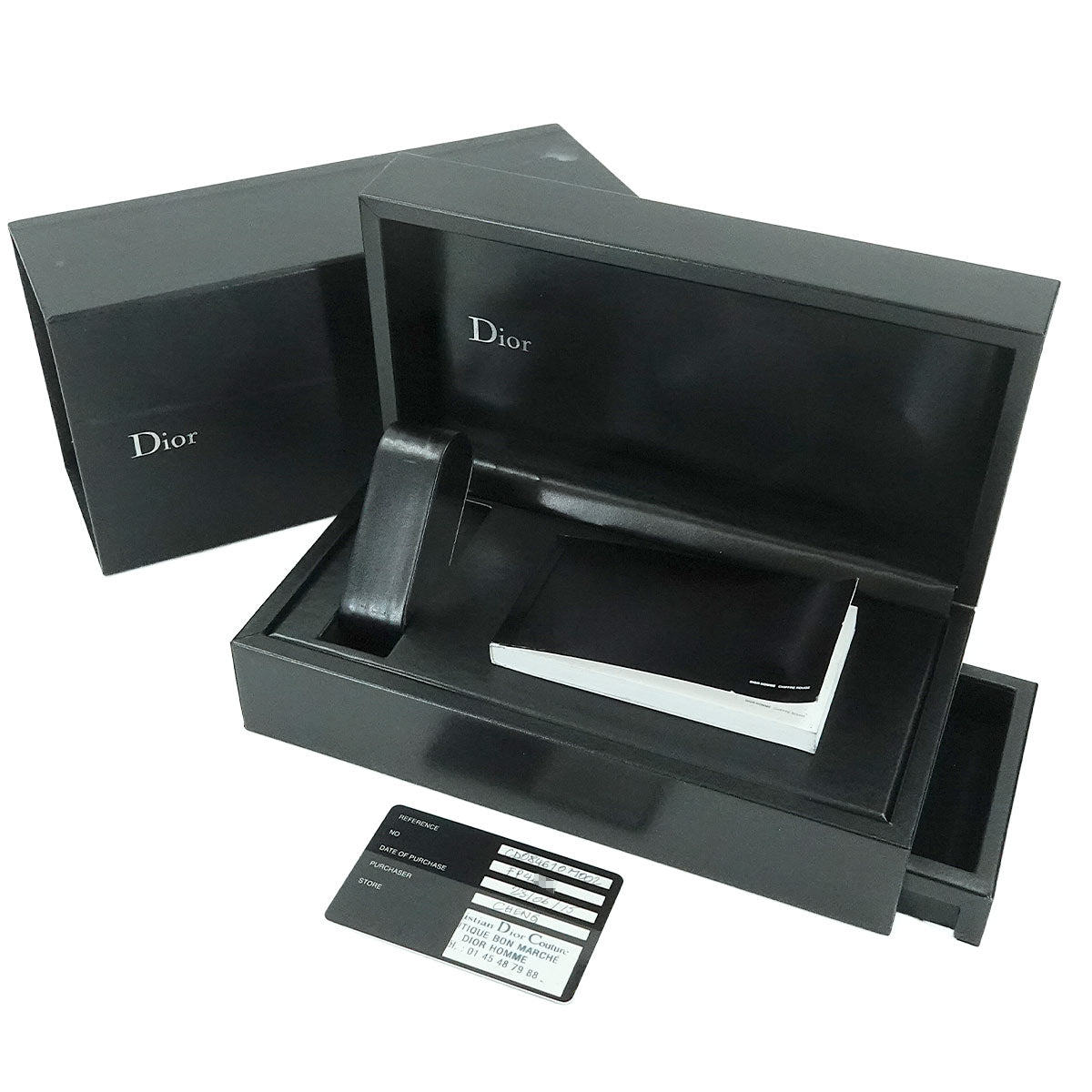 CHIFFRE ROUGE Date CD084610M002 Chronograph Black Dial