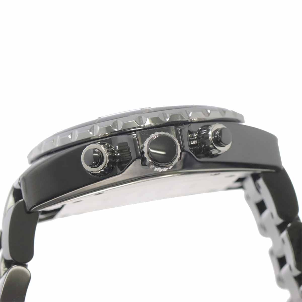 J12 41mm Chronograph H0940 Date Automatic Black Dial Mens