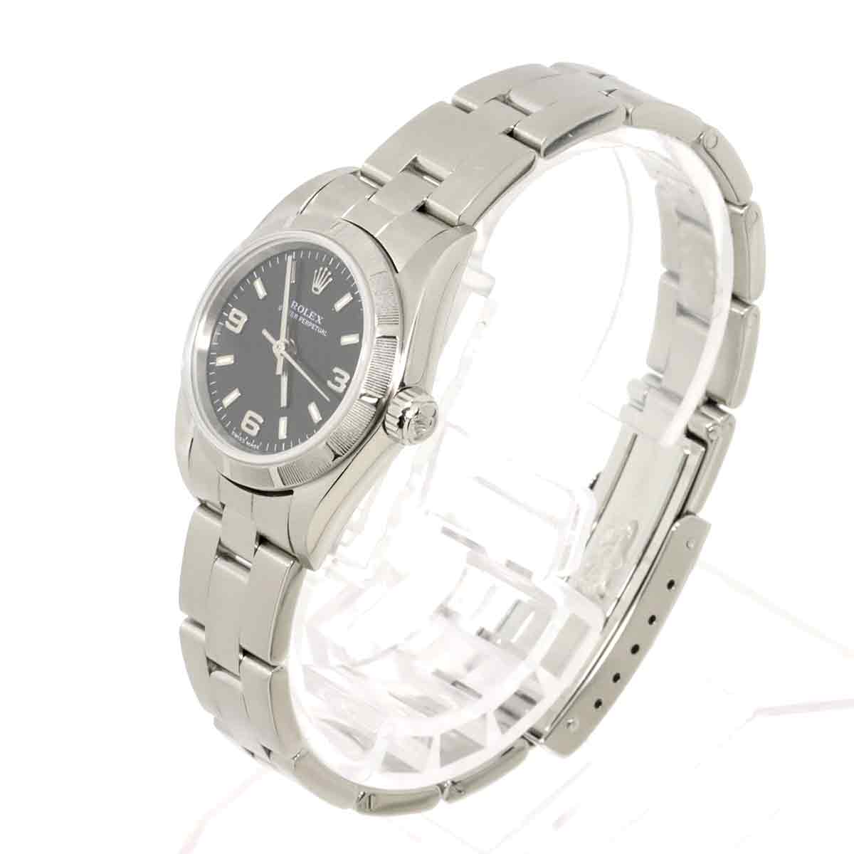 Oyster Perpetual 76030 Serial F Automatic Black Dial Ladies