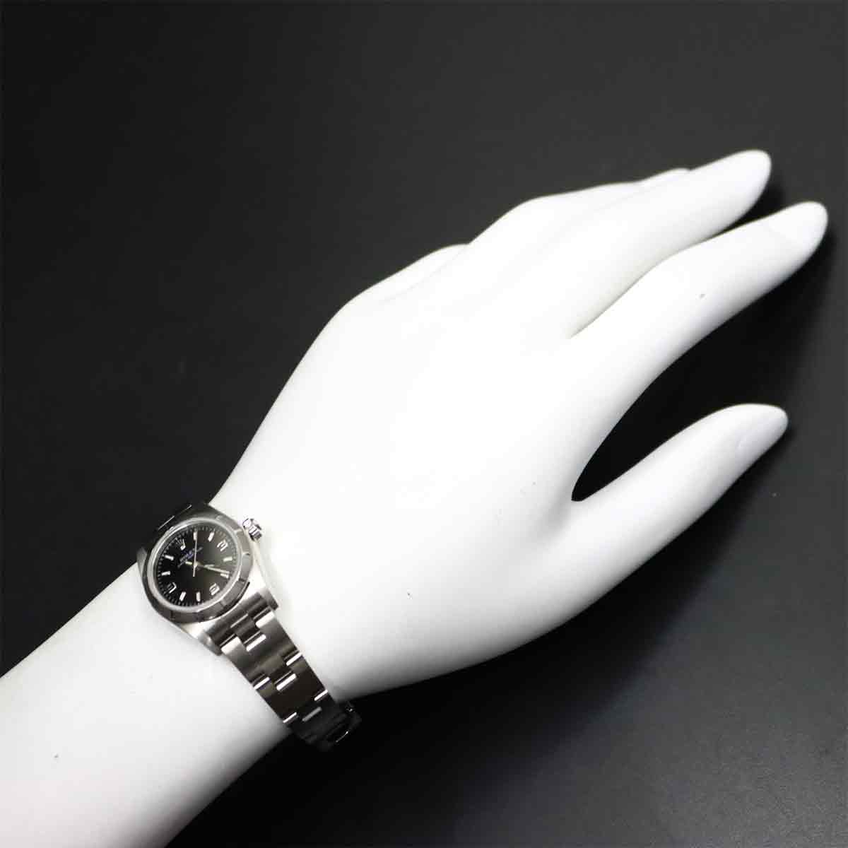 Oyster Perpetual 76030 Serial F Automatic Black Dial Ladies