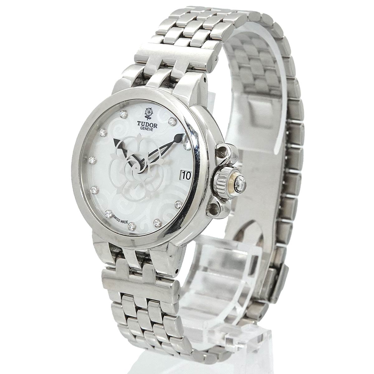 Clair De rose 35700 Automatic White Shell Dial Ladies Watch