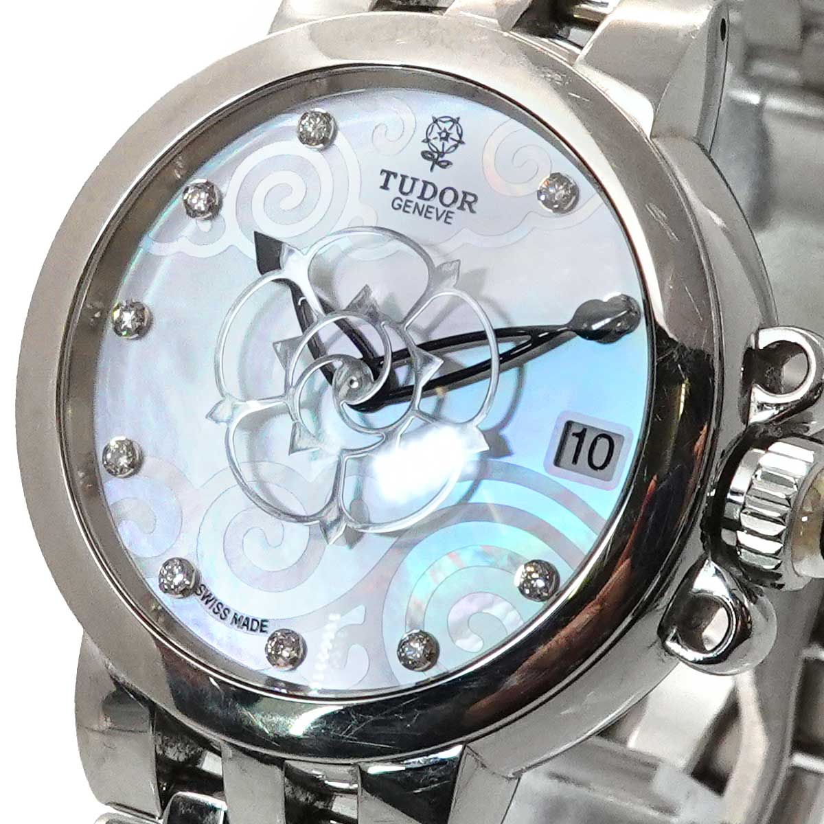 Clair De rose 35700 Automatic White Shell Dial Ladies Watch