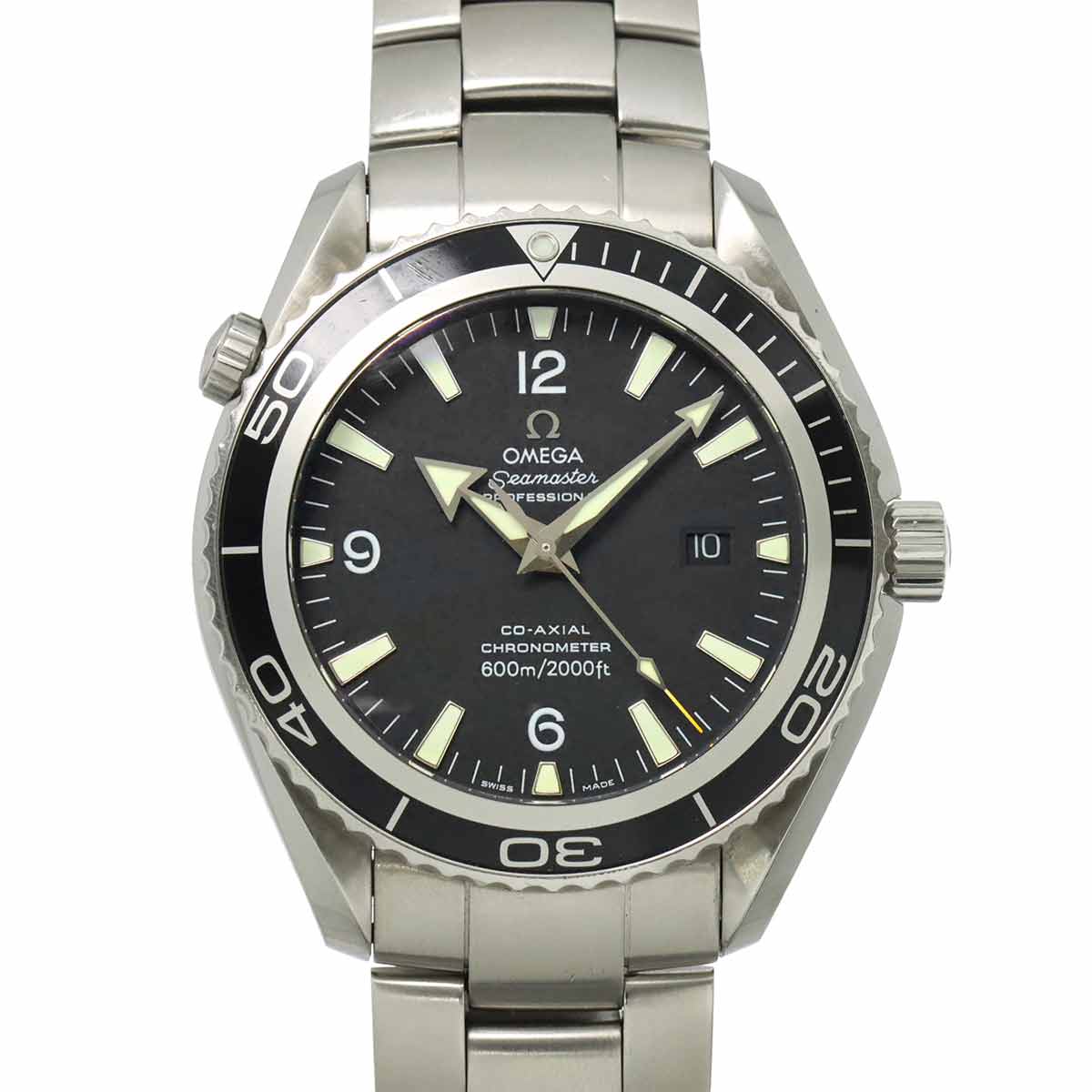 Seamaster Planet Ocean 2200 50 Automatic Date Black Dial Mens