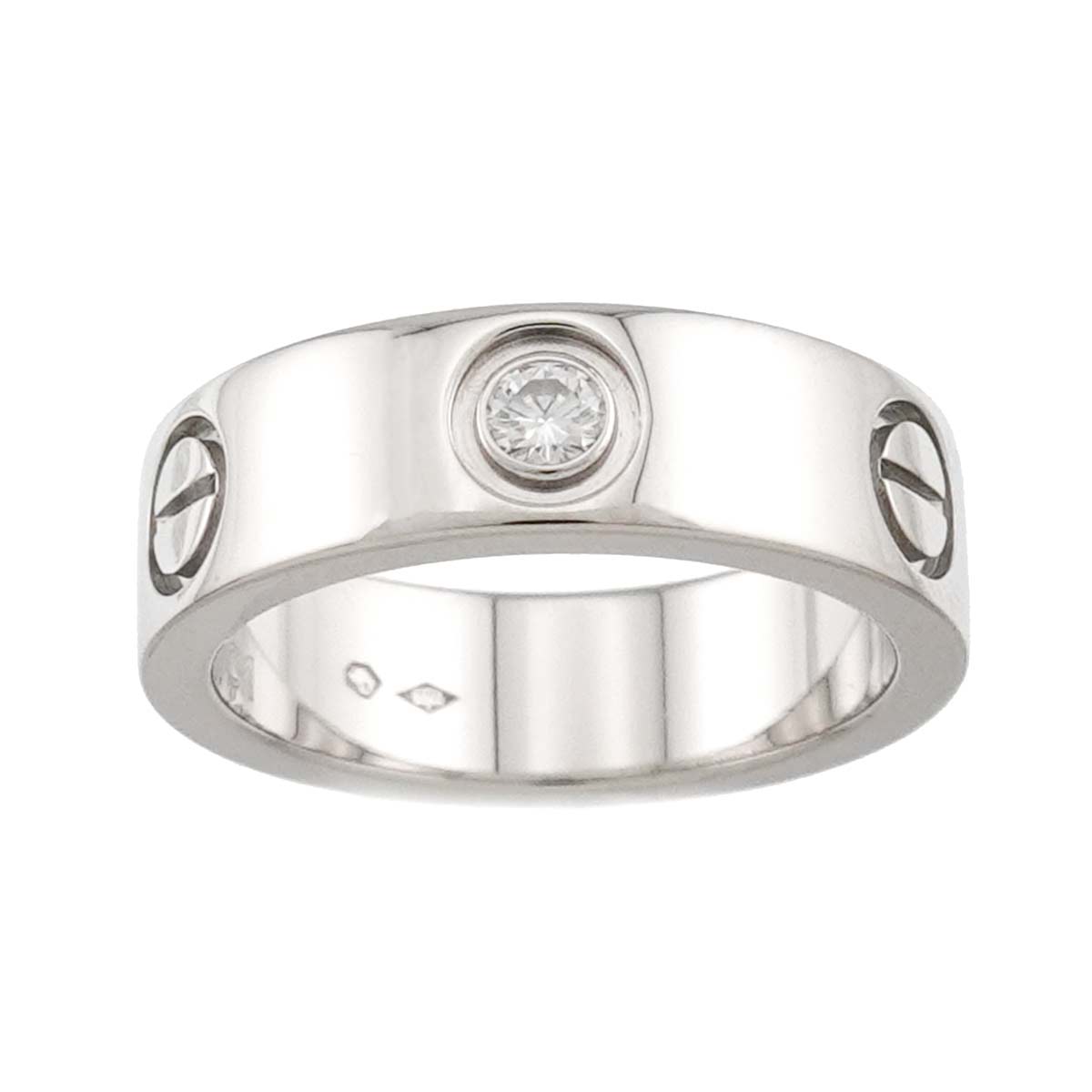 Love Ring Diamond 1P Platinum size50 4.75-5(US)